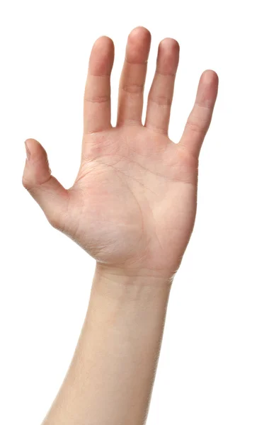 Человеческий знак руки — стоковое фото