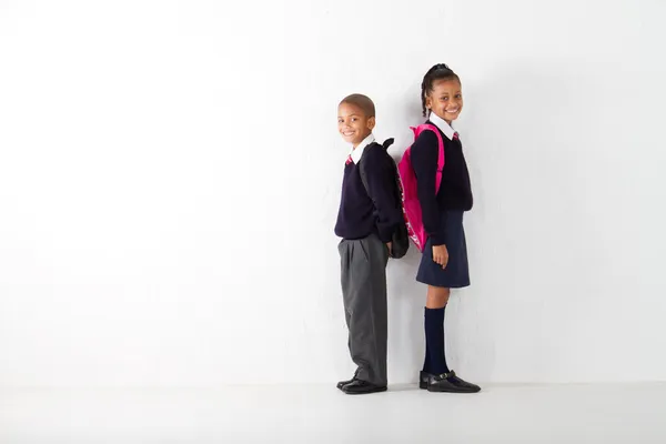 Zwei Grundschüler — Stockfoto