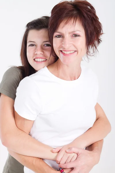 Lycklig mor och dotter — Stockfoto