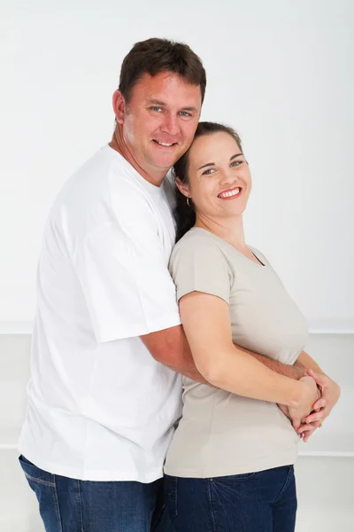 Glückliches Porträt eines Paares mittleren Alters — Stockfoto