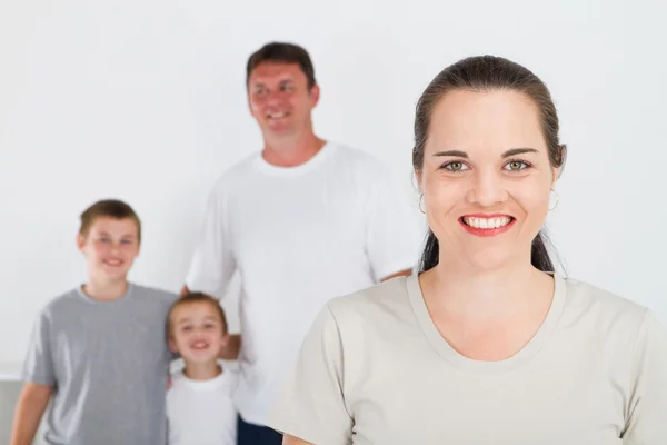 Happy mother and family — Stock Photo, Image