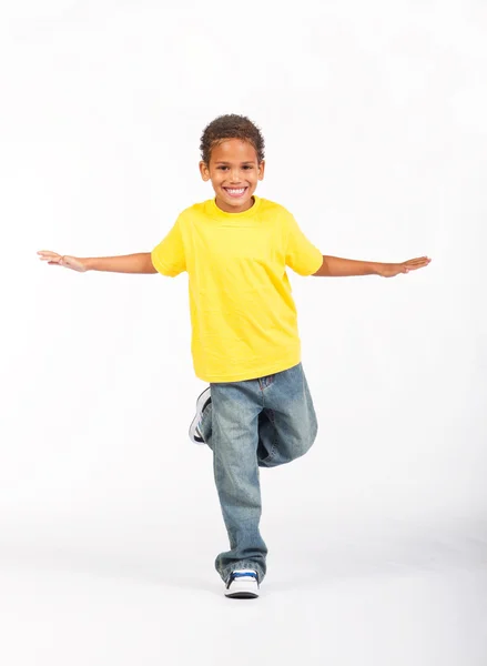 Aranyos afro-amerikai fiú — Stock Fotó