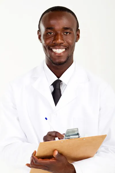 Farmacêutico afro-americano — Fotografia de Stock