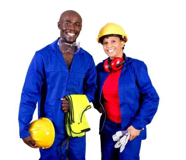 Lavoratori industriali afroamericani — Foto Stock