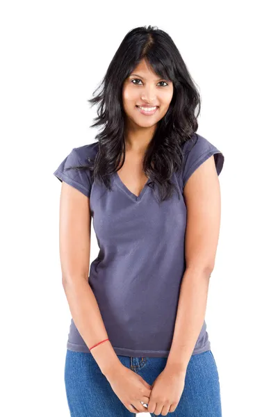 Casual young indian woman portrait — Stock Photo, Image