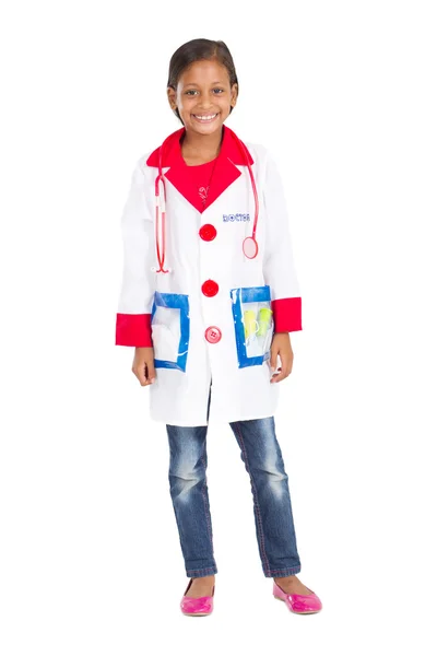 Menina em um uniforme de médicos — Fotografia de Stock