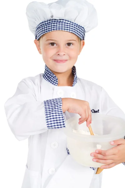 Cute little baker — Stock Photo, Image