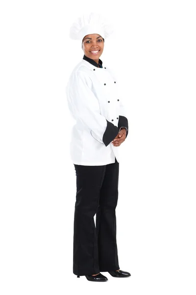 Female african chef — Stock Photo, Image