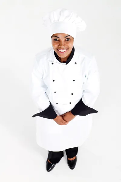 Kobieta kucharz african american — Zdjęcie stockowe