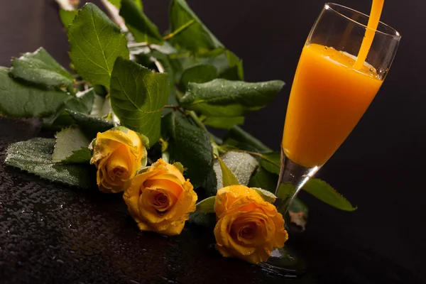 stock image Eggnog And Roses