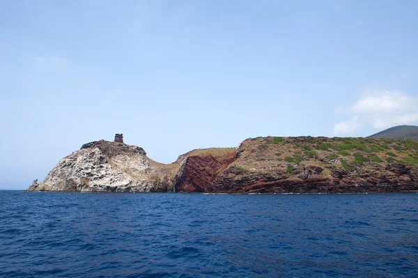 Utsikt över ön capraia — Stockfoto