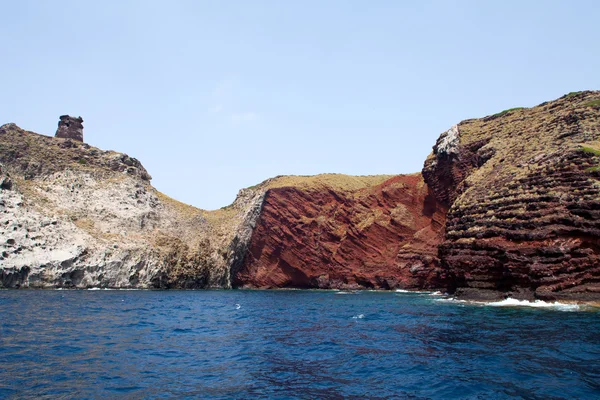 Geologische formaties, capraia eiland — Stockfoto
