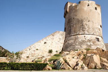 Old Tower In Marciana Marina clipart