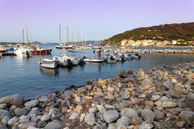 Marciana Marina At Dusk clipart