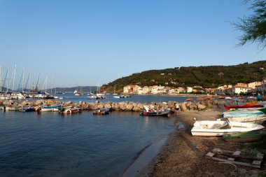 Beach At Dusk, Marciana Marina, Elba Island clipart