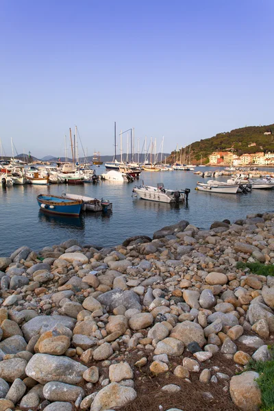 Twilight At Marciana Marina, Elba Island — Stock Photo, Image