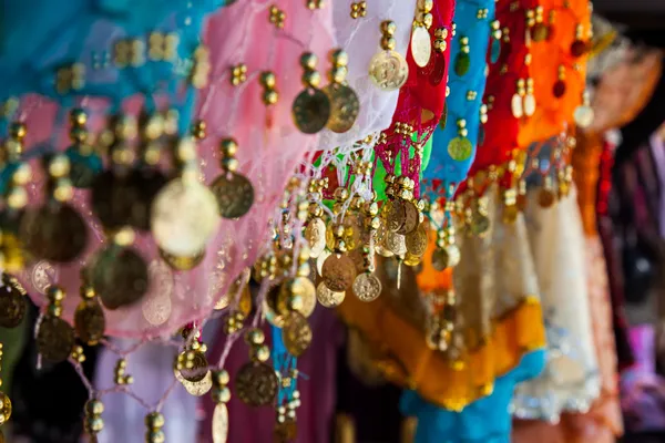 Belly dance costume details — Stock Photo, Image