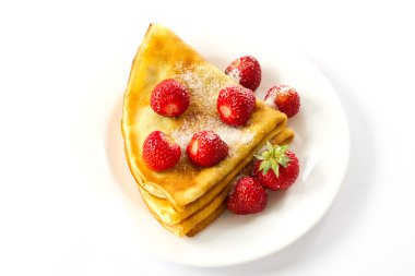 çilek ile Pancakes