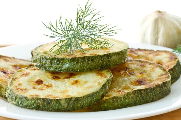 Fried zucchini — Stock Photo, Image