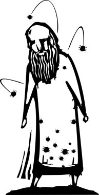 Infested Man clipart
