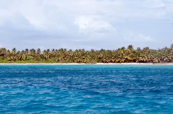 ドミニカ共和国サマナの半島の素晴らしい熱帯のビーチ — ストック写真