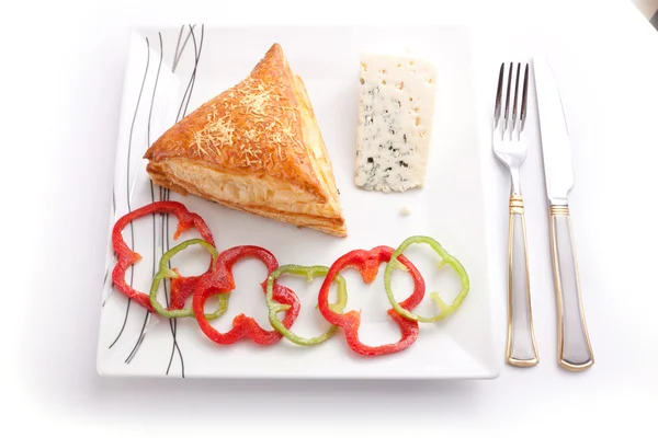 stock image Pate stuffed with blue cheese