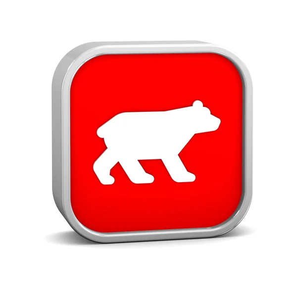 Знак медведя — стоковое фото