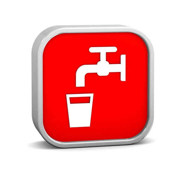 Značka pitné vody — Stock fotografie