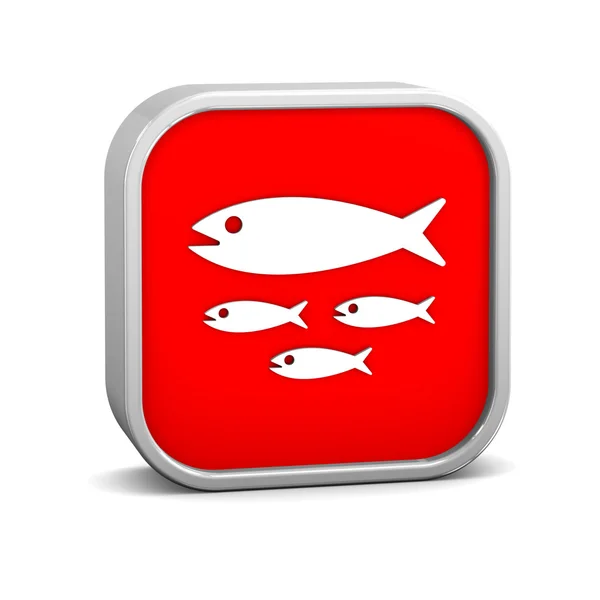 Znak wylęgarni ryb — Zdjęcie stockowe