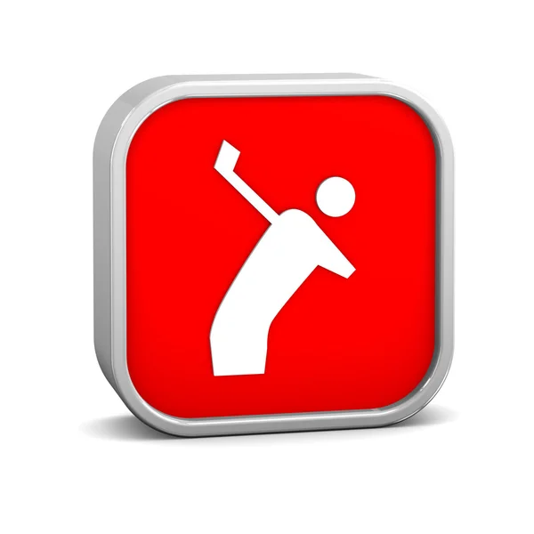 Golf teken — Stockfoto