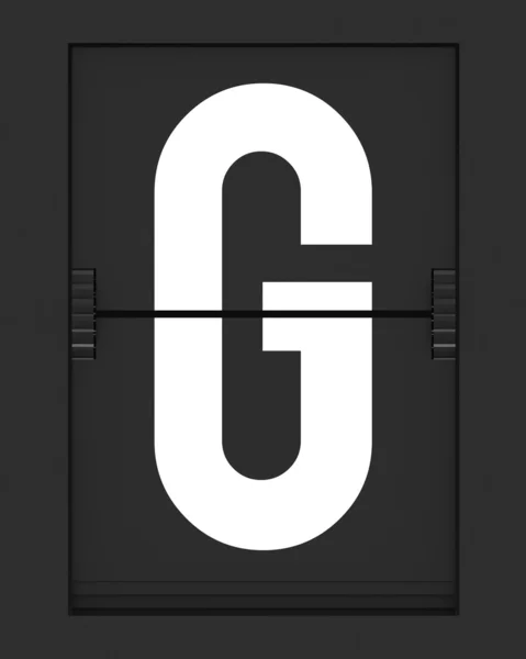 G harfi mekanik takvim kurulu — Stok fotoğraf