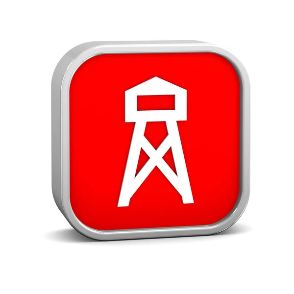 Lookout tower tecken — Stockfoto