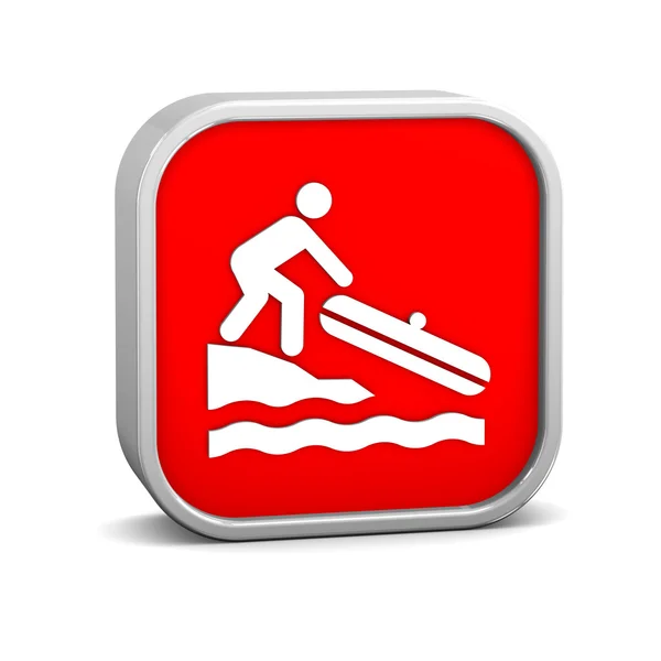 Small Boat Launch sign — Stock Photo, Image