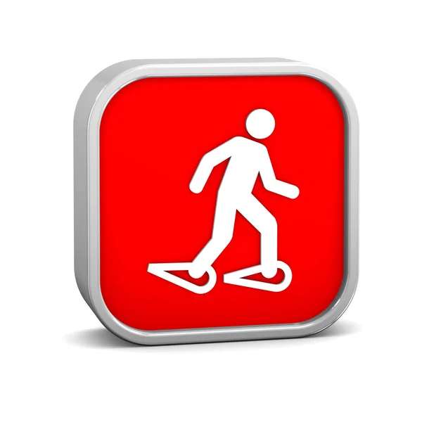 Snow Shoeing sign — Stock Photo, Image