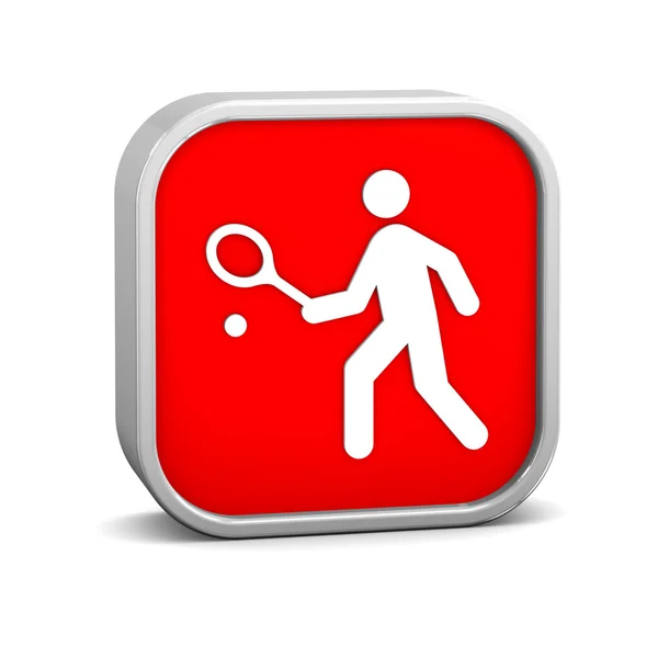 Tennis teken — Stockfoto