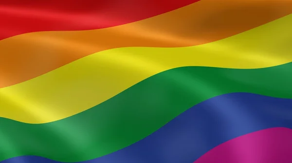 Гей гордость флаг — стоковое фото