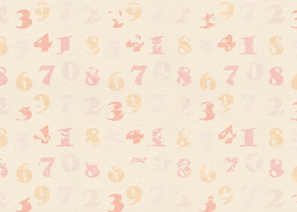 Fundo vintage abstrato com números — Fotografia de Stock