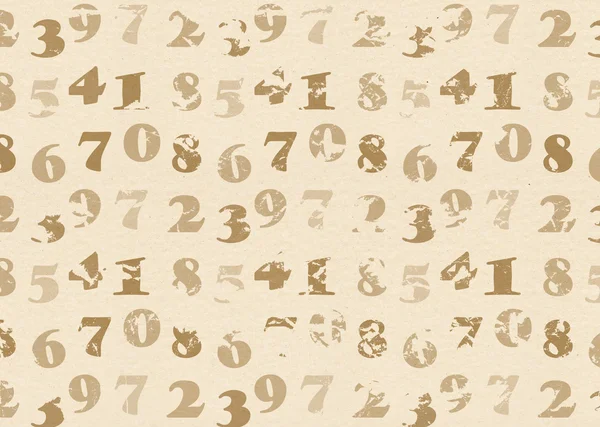 Abstract vintage background with numbers — Stock Photo, Image