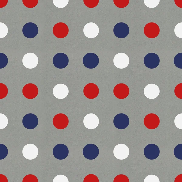 アメリカの国旗の色の水玉テクスチャ パターン — ストック写真