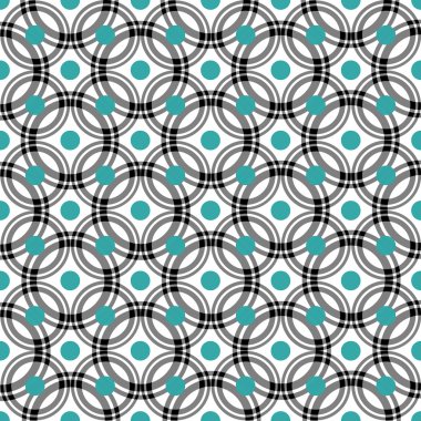 Beautiful symmetrical pattern clipart