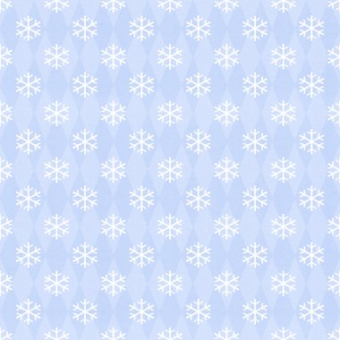 Vintage paper with snowflake pattern clipart