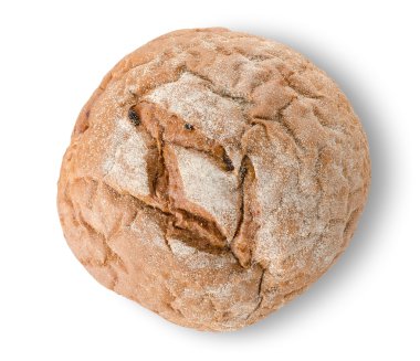 yuvarlak siyah ekmek