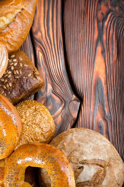 An assortment of bakery breads — Stock Photo, Image