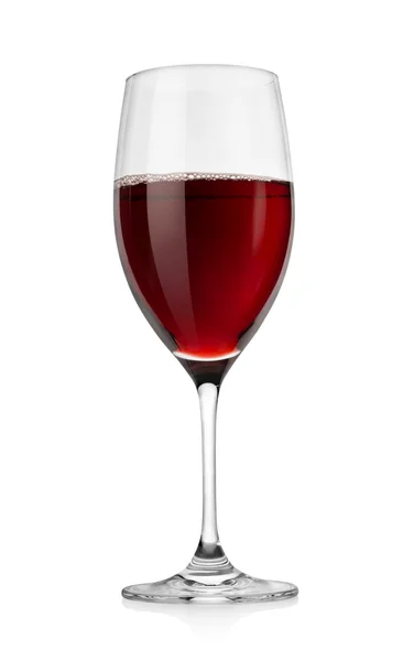 Vin rouge en verre — Photo