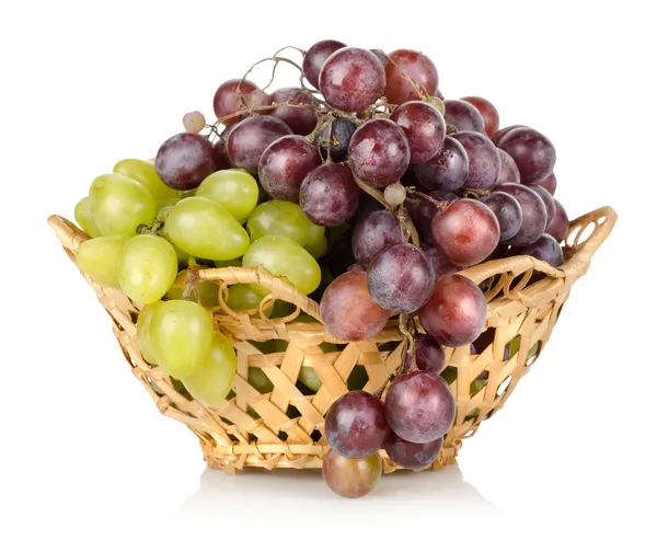 Green and blue grapes — Stock Photo, Image
