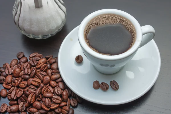 Чашка чорної кави — стокове фото
