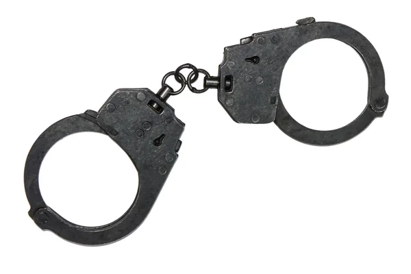 Police handcuffs — Stock Photo, Image