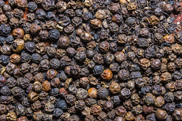 Fondo di grani di pepe nero — Foto Stock