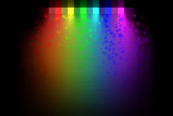 抽象彩虹的颜色 — 图库照片