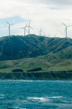 dağ arazi windfarm Rüzgar türbinleri